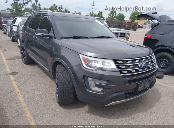 1FM5K8D84HGD41009 2017 FORD EXPLORER Black Vista interior trasera