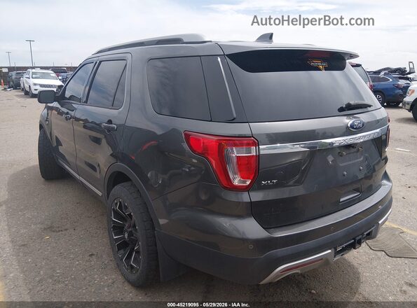 1FM5K8D84HGD41009 2017 FORD EXPLORER Black Vista interior de 360 grados