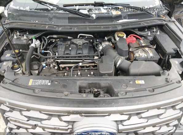 1FM5K8D84KGA38948 2019 FORD EXPLORER Черный Вид сзади