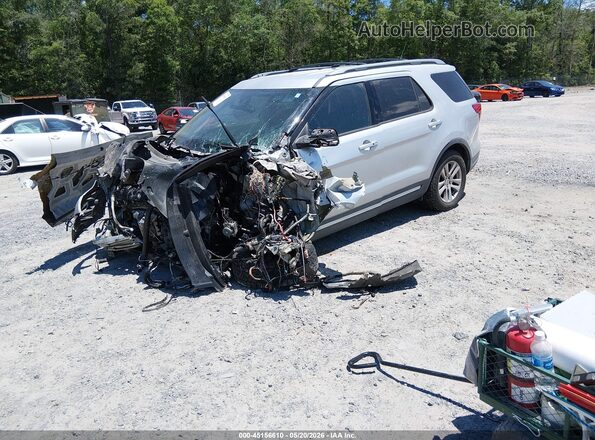 1FM5K8D84KGA74896 2019 FORD EXPLORER Silver Przód lewy