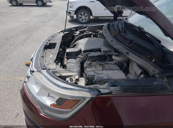 1FM5K8D85GGC12467 2016 FORD EXPLORER Burgundy Widok z tyłu
