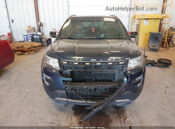 1FM5K8D85HGA86337 2017 FORD FORD EXPLORER Blue Вид щитка приладів
