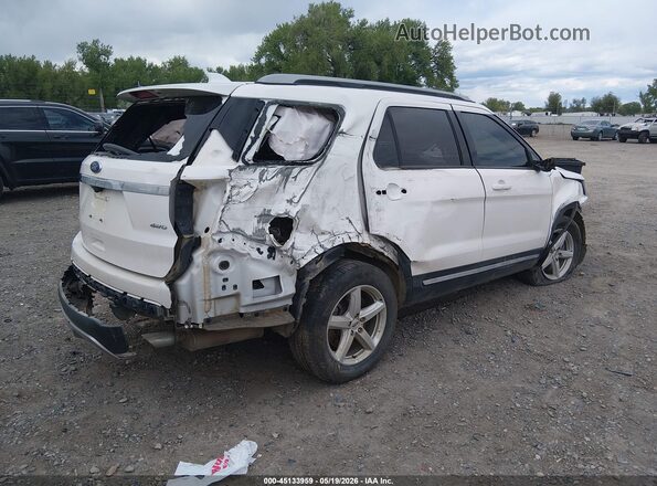 1FM5K8D85HGC80673 2017 FORD EXPLORER White Задня права чверть