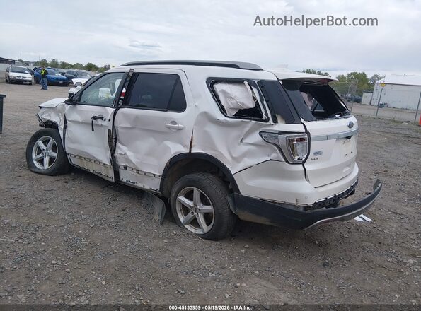 1FM5K8D85HGC80673 2017 FORD EXPLORER White Задня ліва чверть
