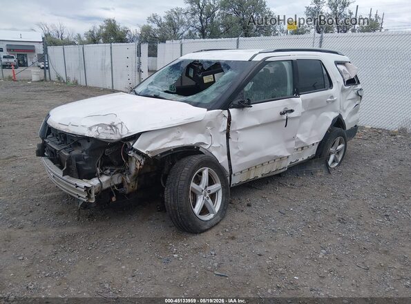 1FM5K8D85HGC80673 2017 FORD EXPLORER White Передня ліва чверть