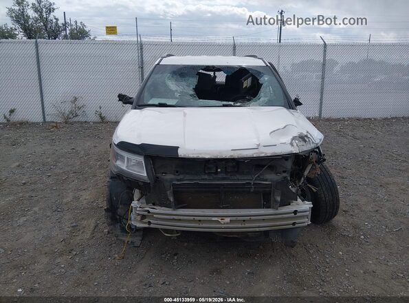 1FM5K8D85HGC80673 2017 FORD EXPLORER White Вид щитка приладів