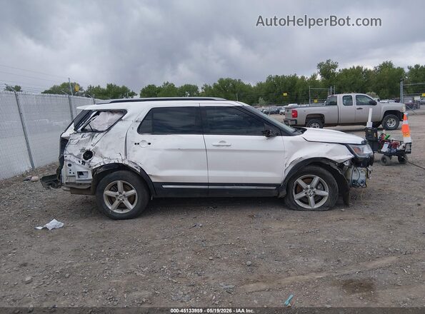 1FM5K8D85HGC80673 2017 FORD EXPLORER White Вид задньої частини салону