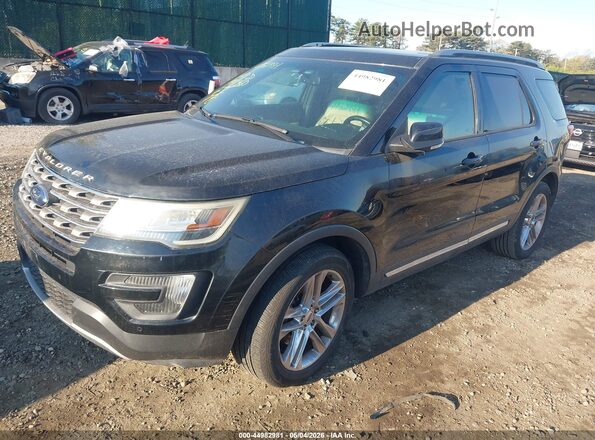 1FM5K8D86GGA16778 2016 FORD FORD EXPLORER Черный Передняя левая четверть