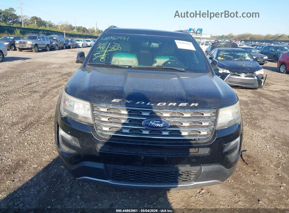 1FM5K8D86GGA16778 2016 FORD FORD EXPLORER Черный Вид щитка приборов