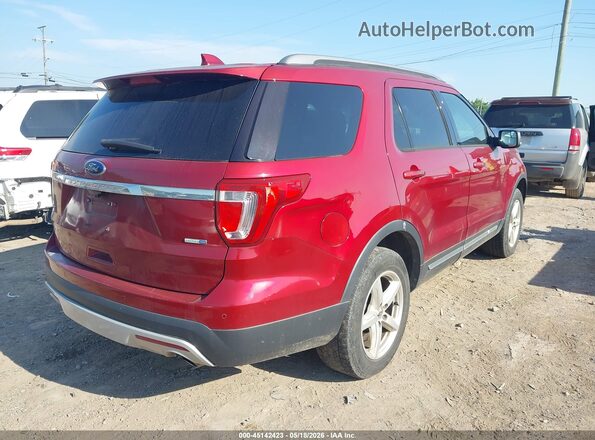 1FM5K8D86GGC05835 2016 FORD EXPLORER Red 