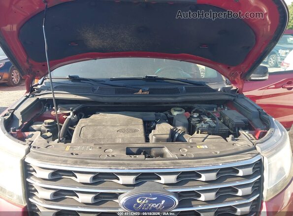 1FM5K8D86GGC05835 2016 FORD EXPLORER Red 