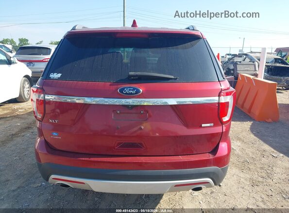 1FM5K8D86GGC05835 2016 FORD EXPLORER Red 