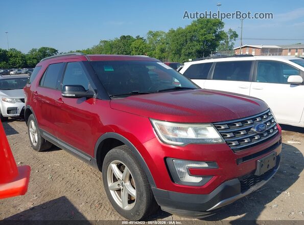 1FM5K8D86GGC05835 2016 FORD EXPLORER Red 
