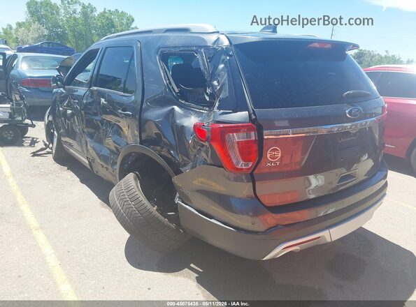 1FM5K8D86GGC95097 2016 FORD FORD EXPLORER Черный Задняя левая четверть