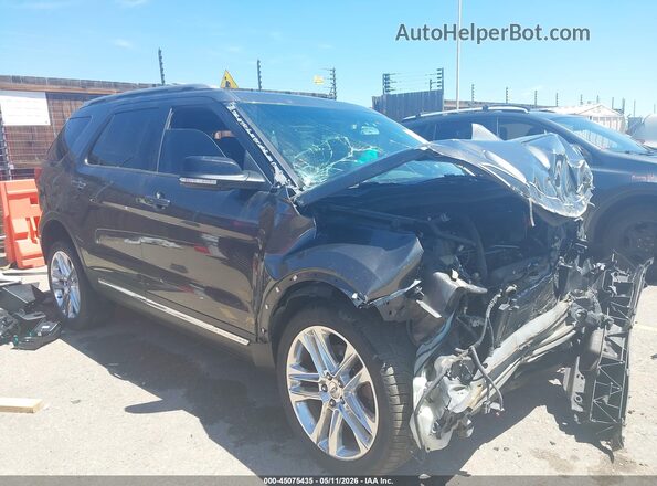 1FM5K8D86GGC95097 2016 FORD FORD EXPLORER Черный Вид задней части салона