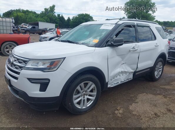 1FM5K8D86JGA55183 2018 FORD EXPLORER White 