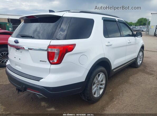 1FM5K8D86JGA55183 2018 FORD EXPLORER White 
