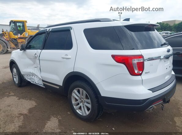 1FM5K8D86JGA55183 2018 FORD EXPLORER White 