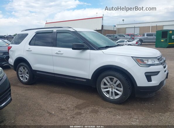 1FM5K8D86JGA55183 2018 FORD EXPLORER White 