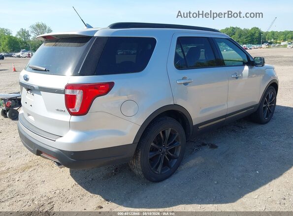 1FM5K8D86JGC38213 2018 FORD EXPLORER Silver Rear right