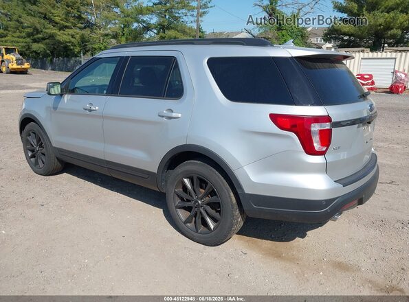 1FM5K8D86JGC38213 2018 FORD EXPLORER Silver Rear left