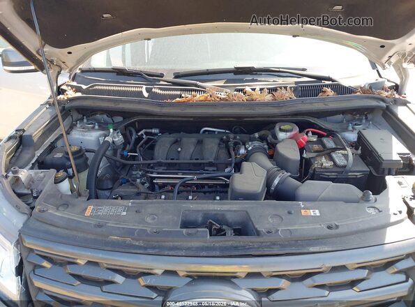 1FM5K8D86JGC38213 2018 FORD EXPLORER Silver Rear view