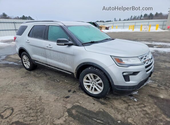 1FM5K8D86JGC89663 2018 FORD EXPLORER Gray 