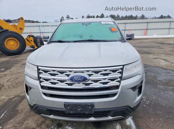 1FM5K8D86JGC89663 2018 FORD EXPLORER Gray 