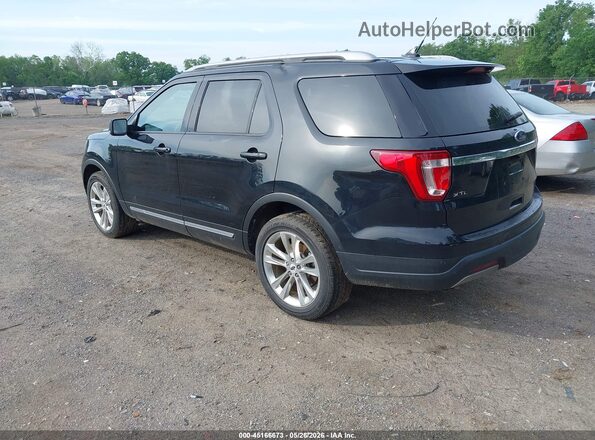 1FM5K8D86KGA50650 2019 FORD EXPLORER Black Tył lewy