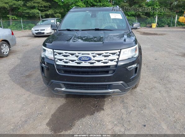 1FM5K8D86KGA50650 2019 FORD EXPLORER Black Widok zestawu wskaźników