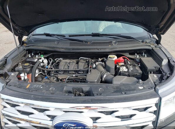 1FM5K8D86KGA50650 2019 FORD EXPLORER Black Widok z tyłu
