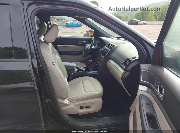 1FM5K8D86KGA50650 2019 FORD EXPLORER Black Widok wnętrza z przodu