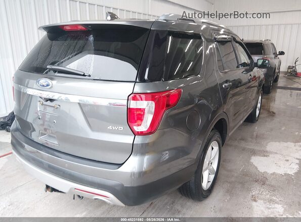 1FM5K8D87HGA69023 2017 FORD EXPLORER Gray უკანა მარჯვენა