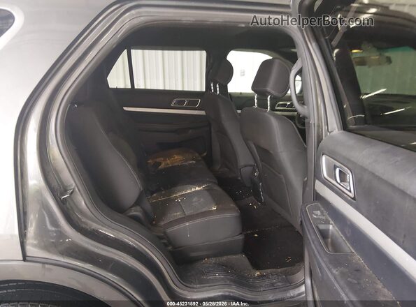1FM5K8D87HGA69023 2017 FORD EXPLORER Gray VIN კოდის სტიკერის ხედი