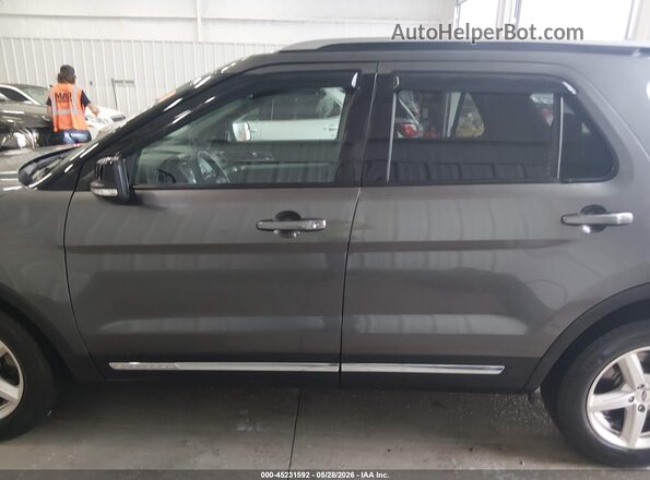 1FM5K8D87HGA69023 2017 FORD EXPLORER Gray სალონის 360-გრადუსიანი ხედი