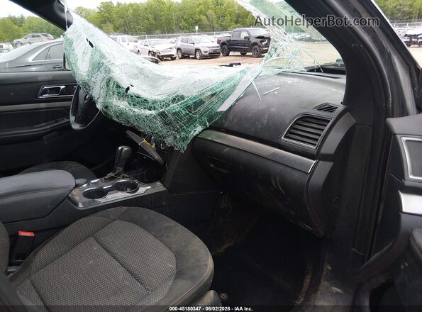 1FM5K8D87KGA03076 2019 FORD EXPLORER Gray Вид салону спереду