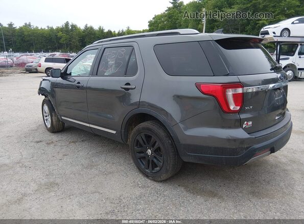 1FM5K8D87KGA03076 2019 FORD EXPLORER Gray Задня ліва чверть