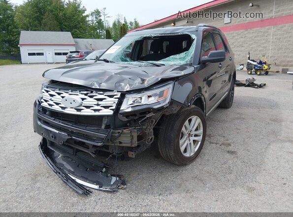1FM5K8D87KGA03076 2019 FORD EXPLORER Gray Вид спереду