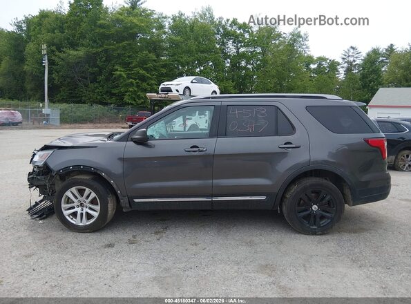 1FM5K8D87KGA03076 2019 FORD EXPLORER Gray 
