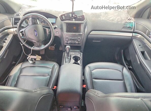 1FM5K8D87KGA38278 2019 FORD EXPLORER White Widok deski rozdzielczej
