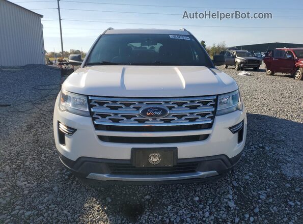 1FM5K8D87KGA49202 2019 FORD FORD EXPLORER White Widok z przodu