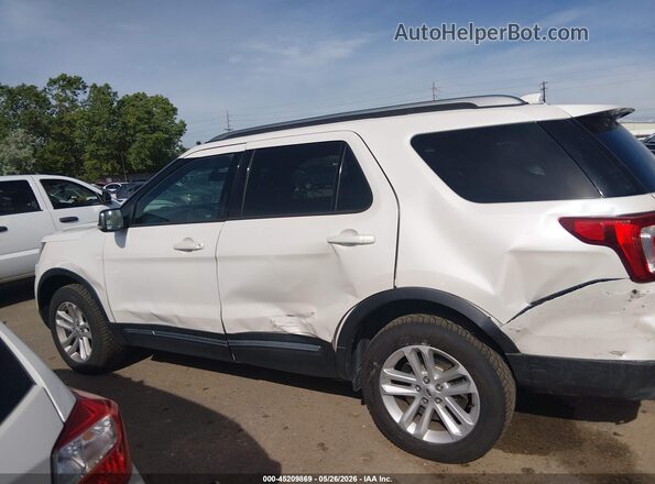 1FM5K8D88GGA54612 2016 FORD EXPLORER White Widok wnętrza 360 stopni