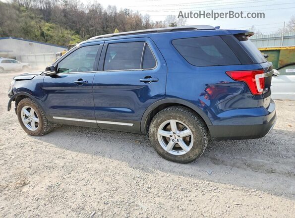 1FM5K8D88HGA25659 2017 FORD EXPLORER Blue Tył lewy