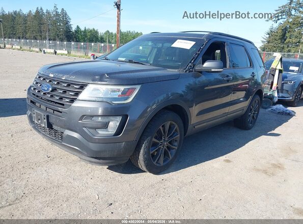 1FM5K8D88HGA70746 2017 FORD FORD EXPLORER Gray 
