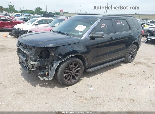 1FM5K8D88HGC20368 2017 FORD FORD EXPLORER Черный Передняя левая четверть