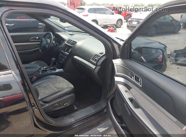 1FM5K8D88HGC20368 2017 FORD FORD EXPLORER Черный Вид салона спереди