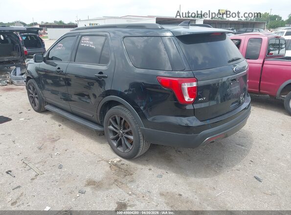 1FM5K8D88HGC20368 2017 FORD FORD EXPLORER Черный Задняя левая четверть