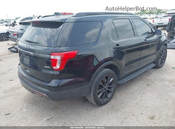 1FM5K8D88HGC20368 2017 FORD FORD EXPLORER Черный Задняя правая четверть