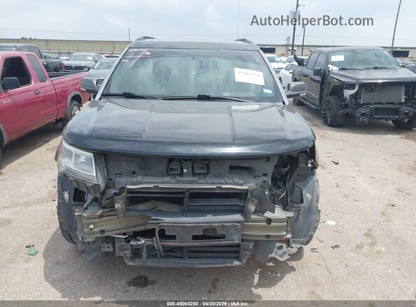1FM5K8D88HGC20368 2017 FORD FORD EXPLORER Черный Вид щитка приборов