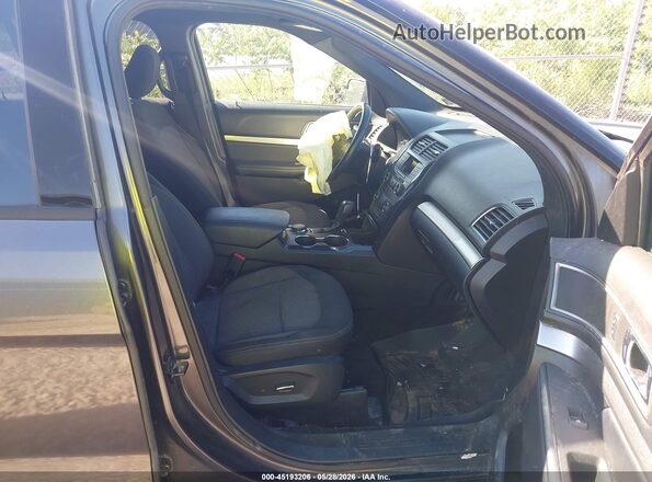 1FM5K8D88JGA02923 2018 FORD EXPLORER Gray Front interior view
